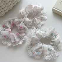 Spring and summer new style lace hair ties for hair high-end hair accessories fashionable hair ties