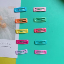 Mini solid color bangs broken hairpin for girls summer internet celebrity small fresh hairpin clip headwear Korean style temperament clip