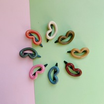 Cute and sweet love clip headband hair clip female side Internet celebrity new bangs clip versatile forehead hair clip hair accessory