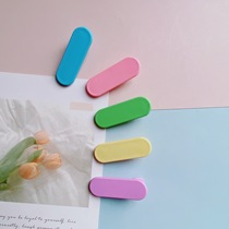 New frosted clip Internet celebrity triangle hollow hair clip womens fashion headwear hair accessories childrens hair clip