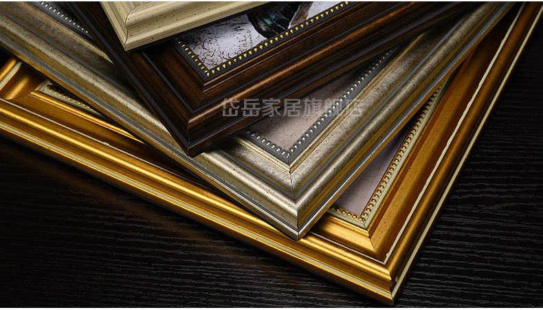 Khung ảnh treo tường retro châu Âu 7 inch 6 10 12 inch sáng tạo Mỹ khung ảnh cưới khung kết hợp - Kính kính louis vuitton