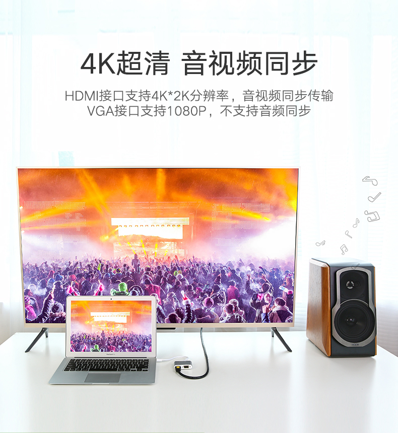 Green Apple với minidp biến máy chiếu HDMI PC Chuyển đổi External VGA / DVI / DP Thunderbolt 4K TV macbookAir Microsoft surfacepro bộ chuyển đổi máy tính xách tay - Phụ kiện máy tính xách tay dán màn hình máy tính chống nhìn trộm