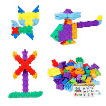 Kindergarten childrens heart building blocks variety puzzle Childrens puzzle baby Environmental protection tasteless plastic puzzle assembly toys
