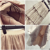 Deerskin xù váy nữ mùa đông màu rắn hoang dã eo thon đã mỏng trong phần váy dài eo cao chân váy hàn quốc Váy