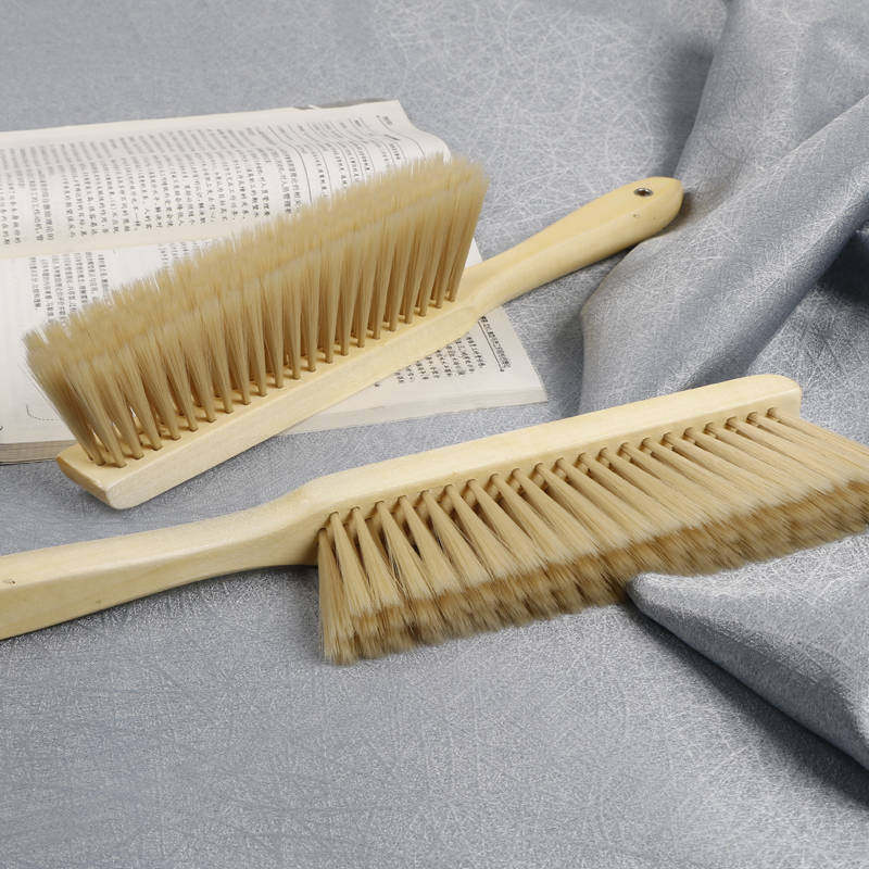 Solid wood high-grade brush brush bed brush all solid wood cleaning bed high-grade sofa large household Su Yu soft brush