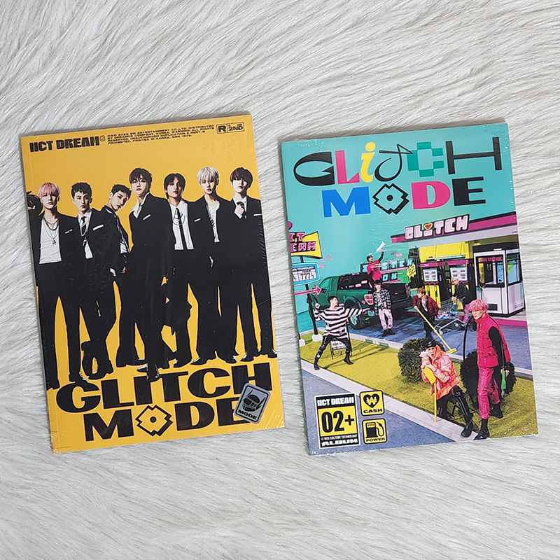 Genuine spot NCT DREAM album Regular 2-episode Glitch Mode CD small card poster