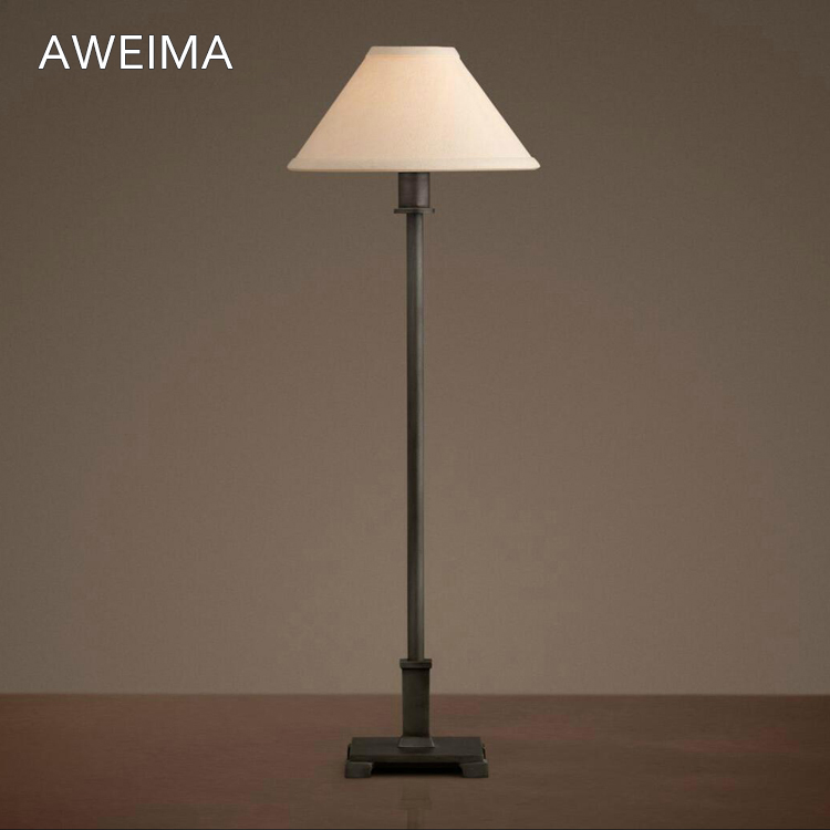 Nordic Modern Brief for Old Hemp Cloth Creative Lamps American Countryside Bedside Bookcase Living-room Living-room Bar