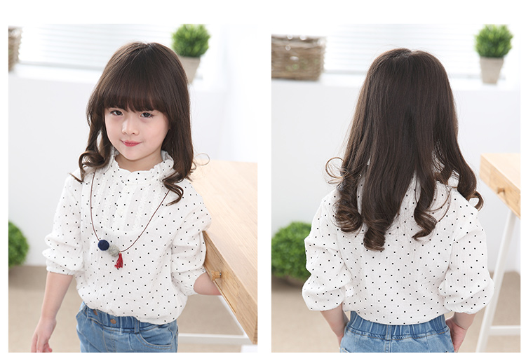 Chemise fille à manche longue - Ref 2084730 Image 14