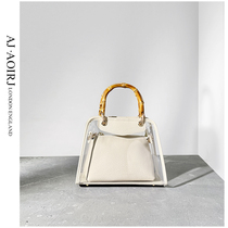 (AJ AOIRJ) niche transparent leather tote bag mother tote bag premium sense jelly bag shoulder bag