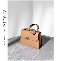 (AJ AOIRJ UK) niche Leather square bag premium underarm bag versatile one-shoulder diagonal cross womens bag