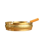 Латунная креативная трендовая высококлассная медная пепельница для офиса