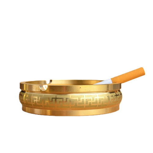 Латунная креативная трендовая высококлассная медная пепельница для офиса