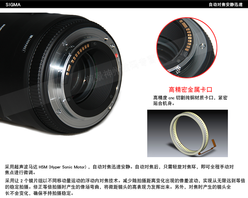 Sigma 105 mét F2.8 OS chống rung trăm micro-hoa côn trùng bằng miệng macro close-up ống kính SLR Canon