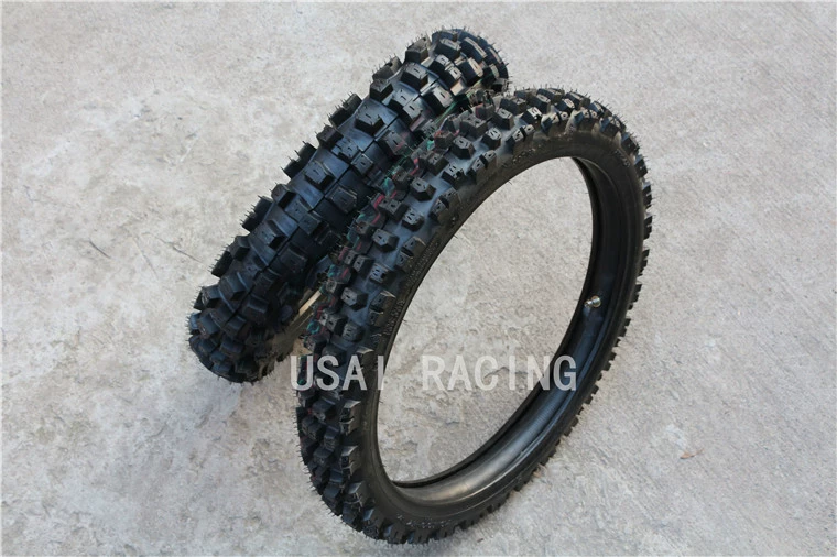 Lốp xe máy địa hình trước 70 / 100-17 sau lốp xe hoa lớn 90 / 100-14