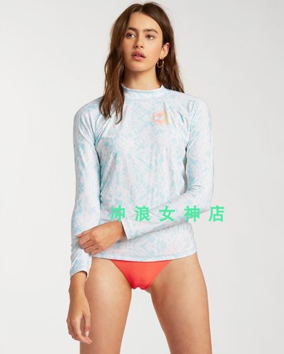 Spot US imports Biilabong Surfing sunscreen snorkeling with long sleeves Two-style swimsuit seaside swimmer