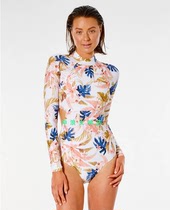 RIP CURL surfing sun protection clothing wear-resistant swimsuit jellyfish clothing summer long-sleeved vacation womens Surf Swimsuit