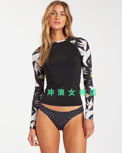 Spot Billabong Surfing sunscreen Anti-wear speed dry display slim blouses jellyfish Summer Korea Ins women