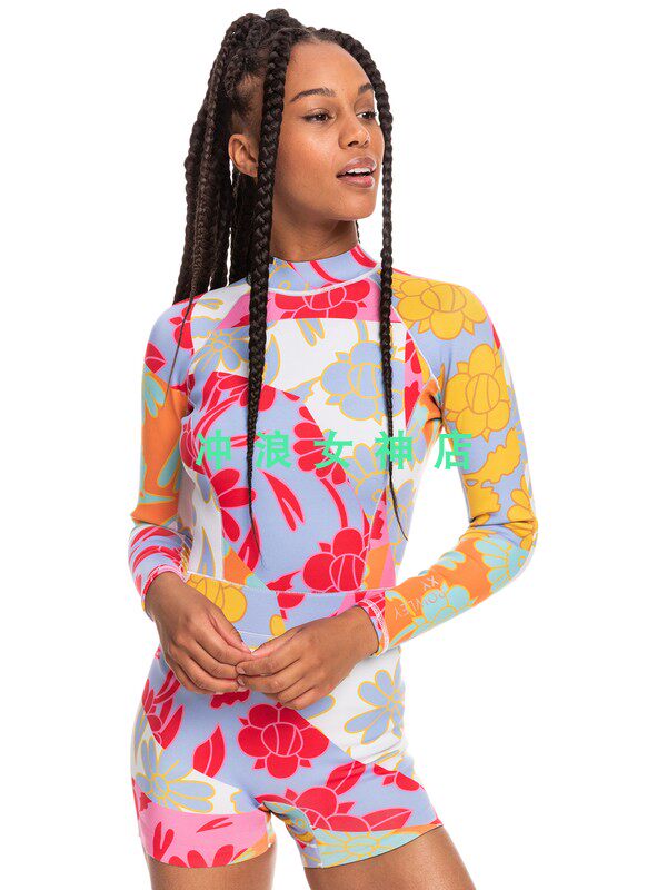 21 21 22 models Roxy1 5mm long sleeves half body surf anti-cold suit wetsuit wetsuit women Spring Wetsuit