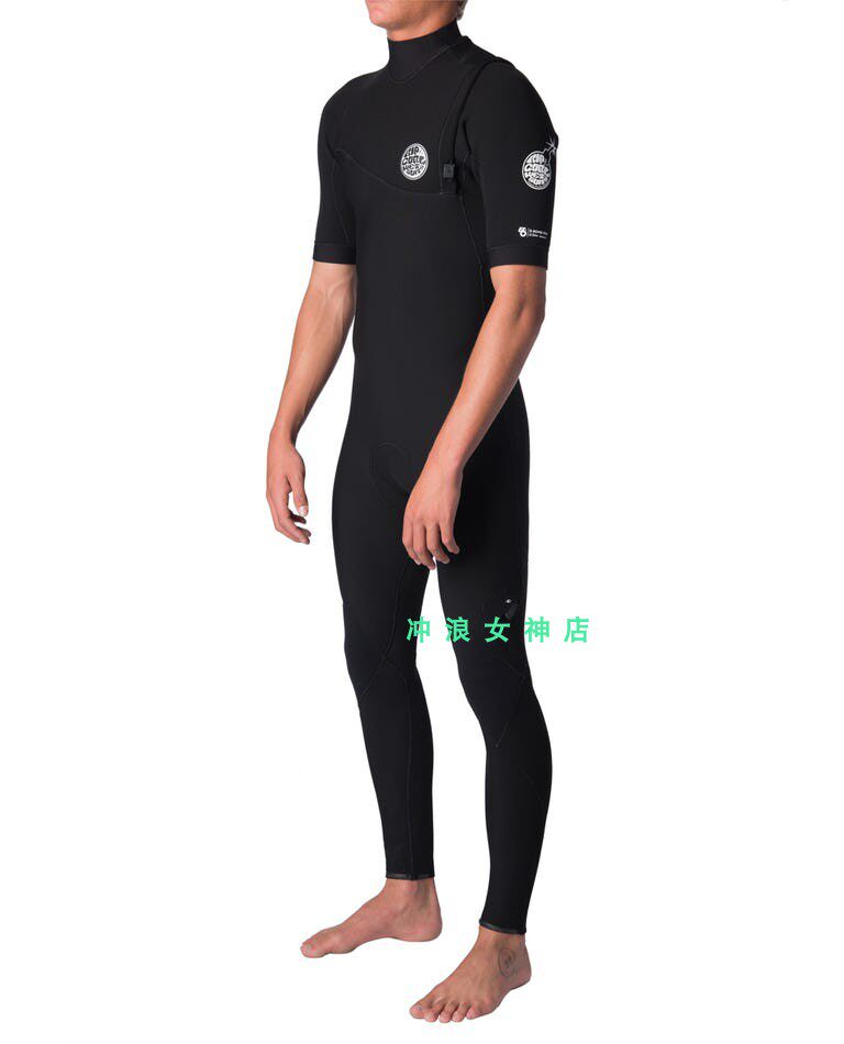2mm short-sleeved one-piece surfing cold suit wetsuit wetsuit snorkeling spring and autumn no zipper sunscreen RIP CURL