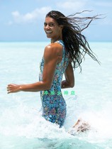 New roxy UPF50 front chest zipper sleeveless vest one-piece surfing sun protection suit wetsuit jellyfish suit women summer
