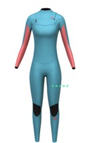 Premium custom Billabong winter clothing 3mm and 4mm wet suit diving suit deep diving thick warm female body