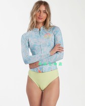 Billabong1mm上衣冲浪防寒衣湿衣夹克外套潜水衣防寒长袖防晒春女