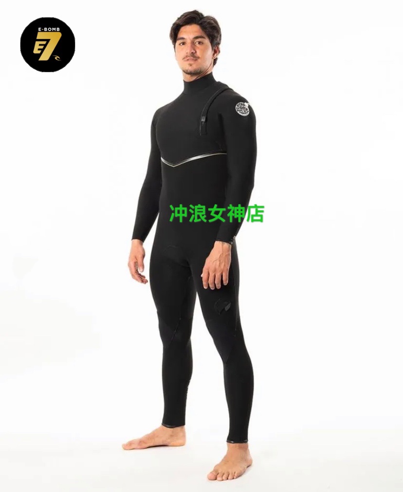 Recommended champion Rip Curl 3 2mm full body wake wave surfing cold suit wetsuit wetsuit male E7 series