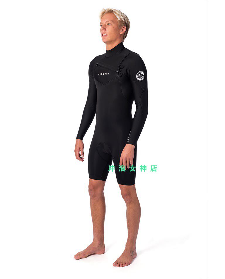 2mm long sleeve joint body shorts Surfing anti-cold suit Wetsuit Diving Suit Deep Down Winter Chill Male RIP CURL