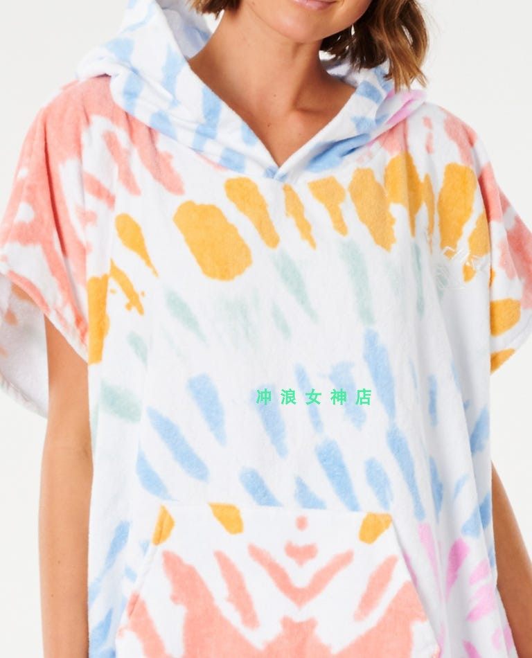 Rip Curl surfing cloak bath towel outdoor diving swimming towel changing bathrobe seaside absorbent beach sunscreen