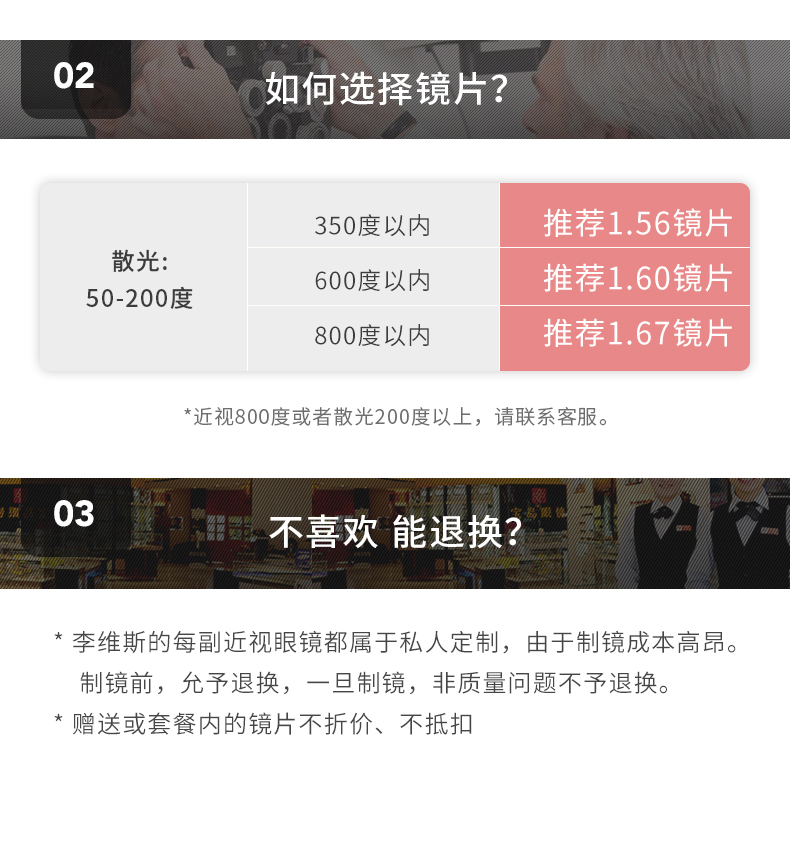 李维斯 levis 黑框眼镜+1.60防蓝光镜片 图14