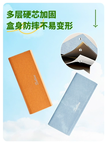 Мужская портативная элитная банка для хранения, солнцезащитные очки для школьников, коробка для хранения