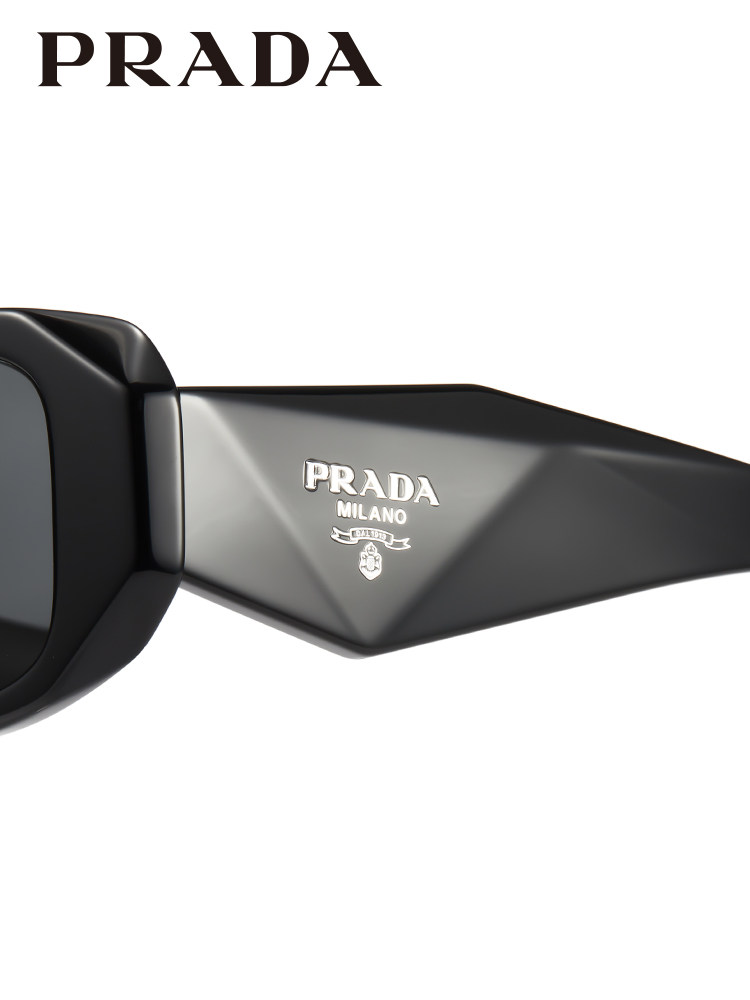 Prada Sunglasses Prada Sunglasses for Women, Fashionable and High-End, Square Frame, Can Be Worn with Prescription Lenses for Nearsightedness, 17Wsf