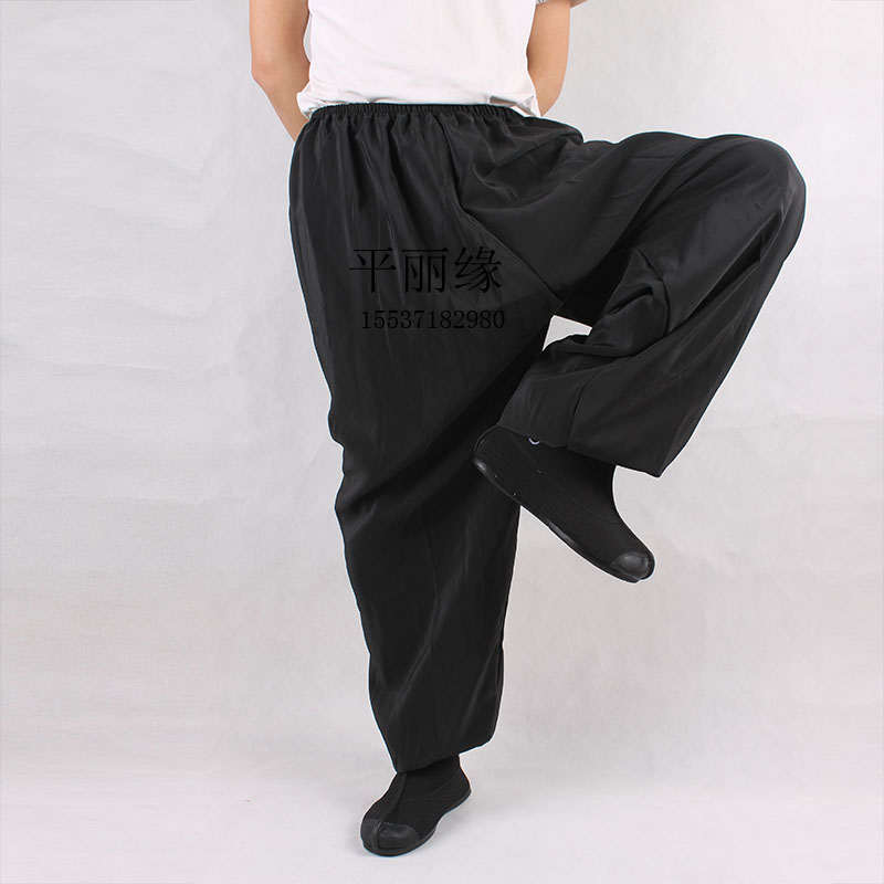 Opera Color Pants Men And Women Martial Arts Dance Martial Arts Performance Pants Stage Little Raw Flowers Denier Inner Lap Pants Light Cage Pants