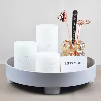 ins Nordic scented candle fragrance wedding home interior decoration decoration candlestick storage tray combination set