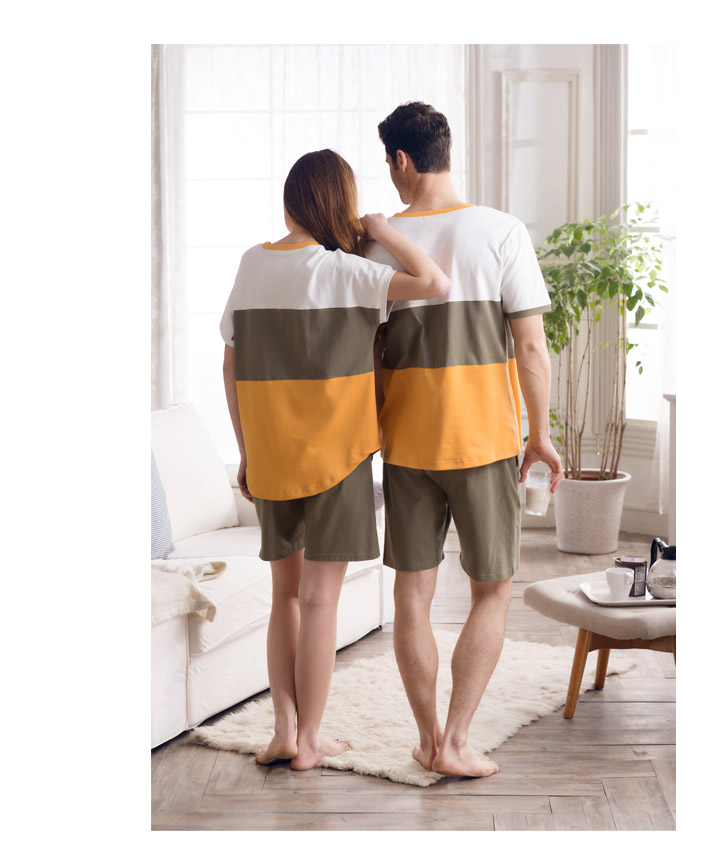 Pyjama mixte en Coton à manche courte - Ref 3005247 Image 12