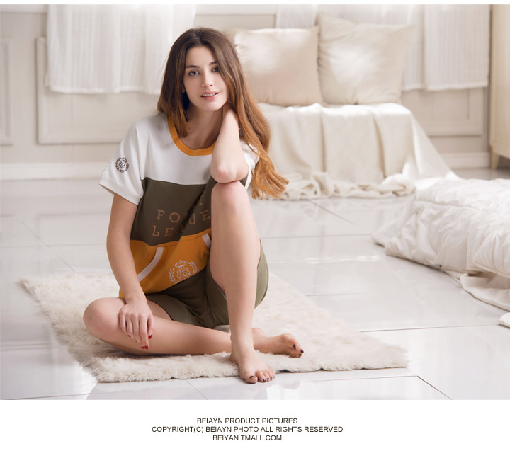 Pyjama mixte en Coton à manche courte - Ref 3005247 Image 11