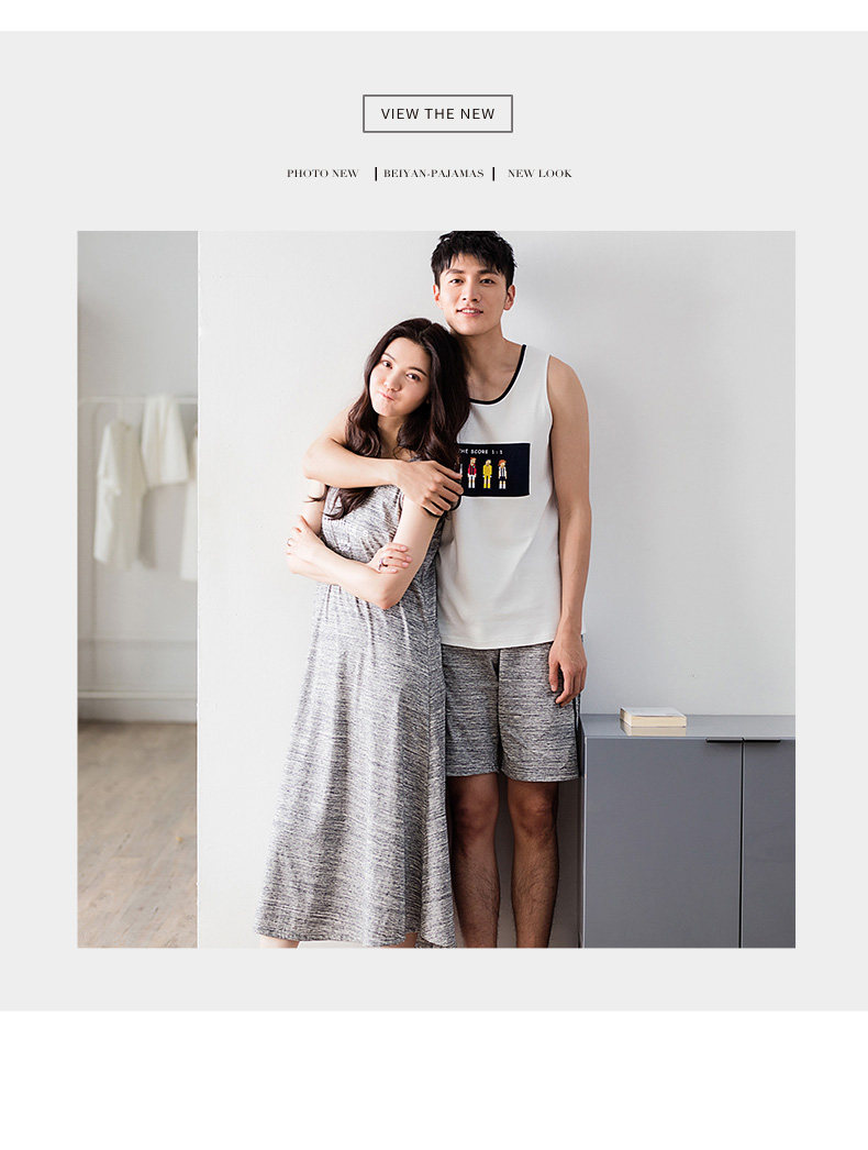 Pyjama mixte en Coton à sans manches - Ref 3005216 Image 9