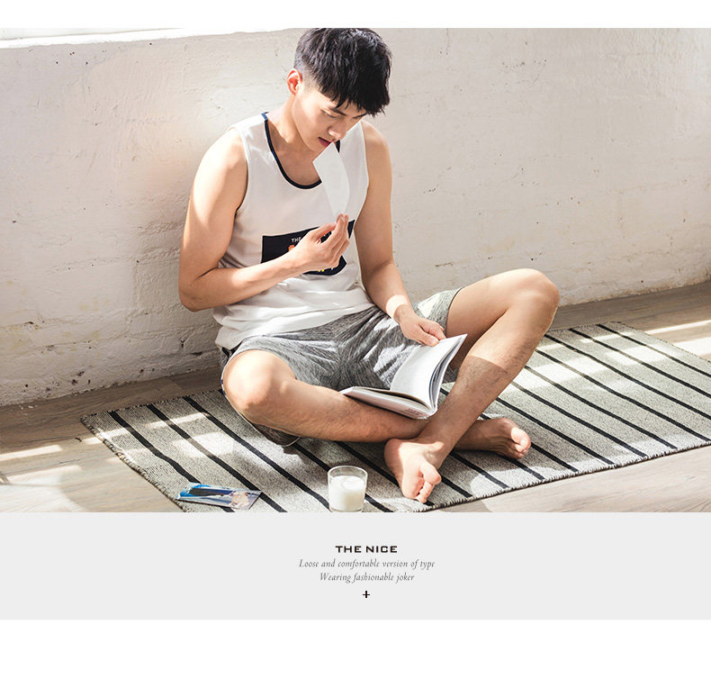 Pyjama mixte en Coton à sans manches - Ref 3005220 Image 11