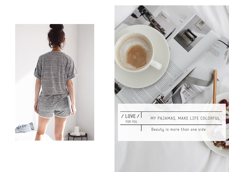 Pyjama mixte en Coton à manche courte - Ref 3005106 Image 16