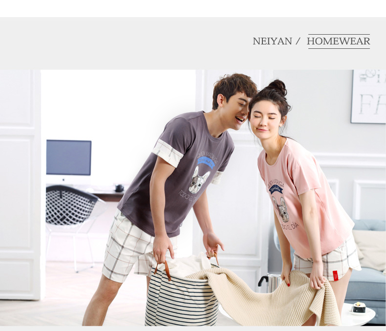 Pyjama mixte en Coton à manche courte - Ref 3005170 Image 26