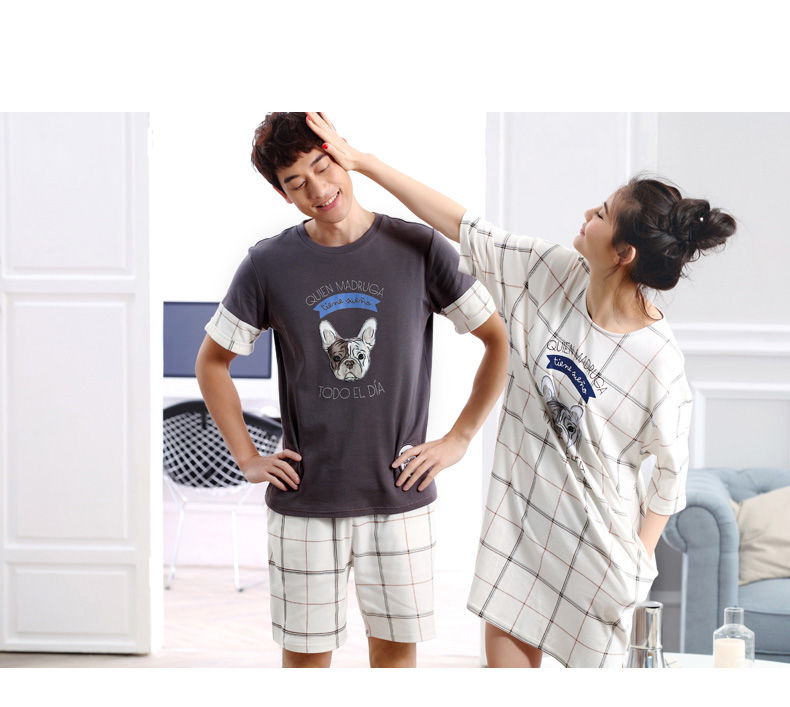 Pyjama mixte en Coton à manche courte - Ref 3005170 Image 8