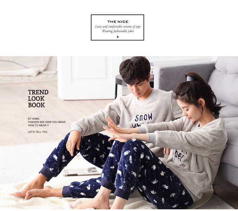 Pyjama mixte en Polyester Polyester  à manches longues - Ref 3005191 Image 8