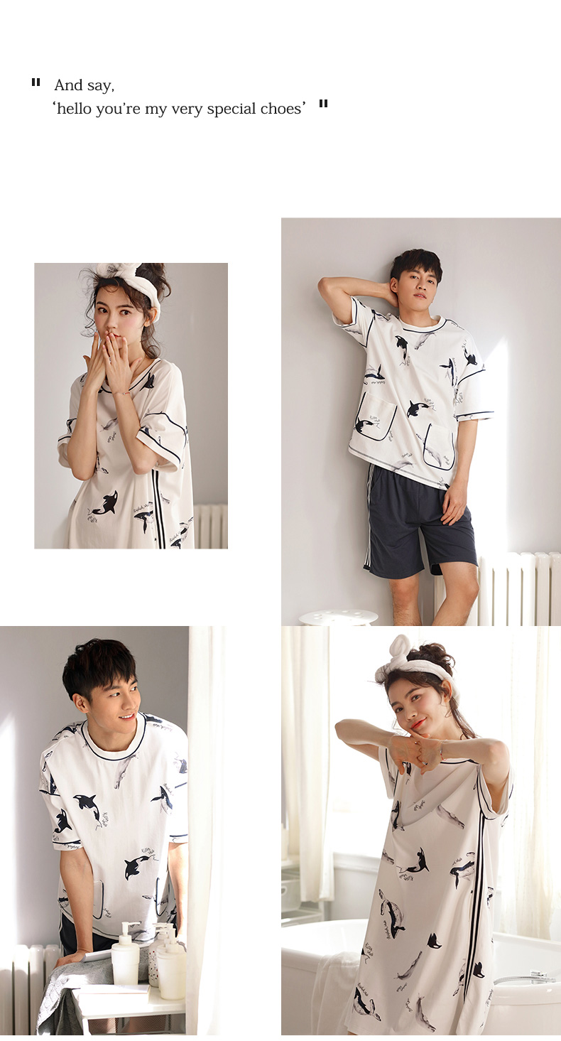 Pyjama mixte en Coton à manche courte - Ref 3005243 Image 11