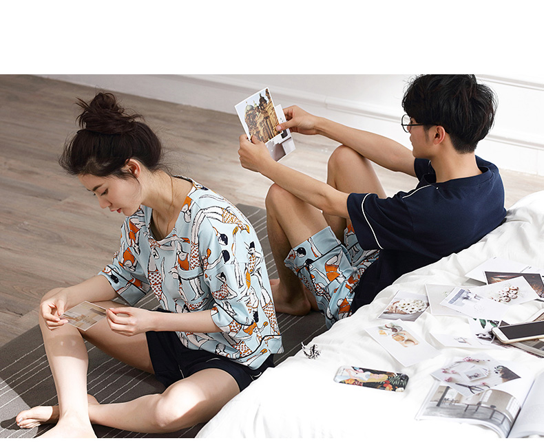 Pyjama mixte en Coton à manche courte - Ref 3005158 Image 14