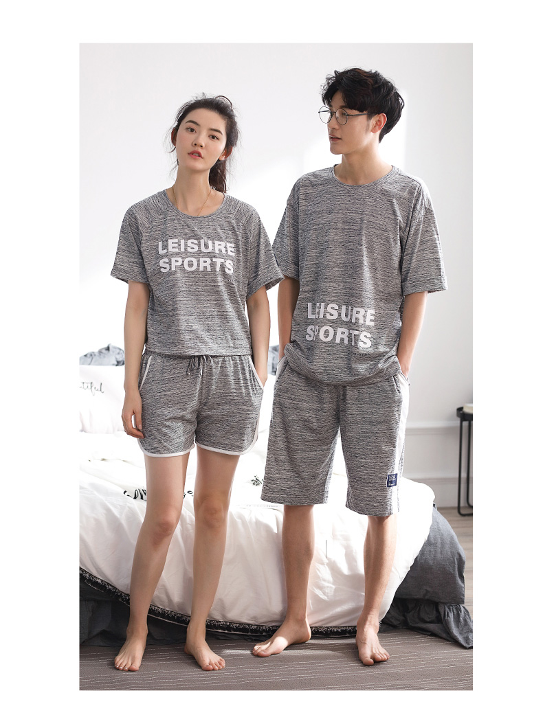 Pyjama mixte en Coton à manche courte - Ref 3005106 Image 12