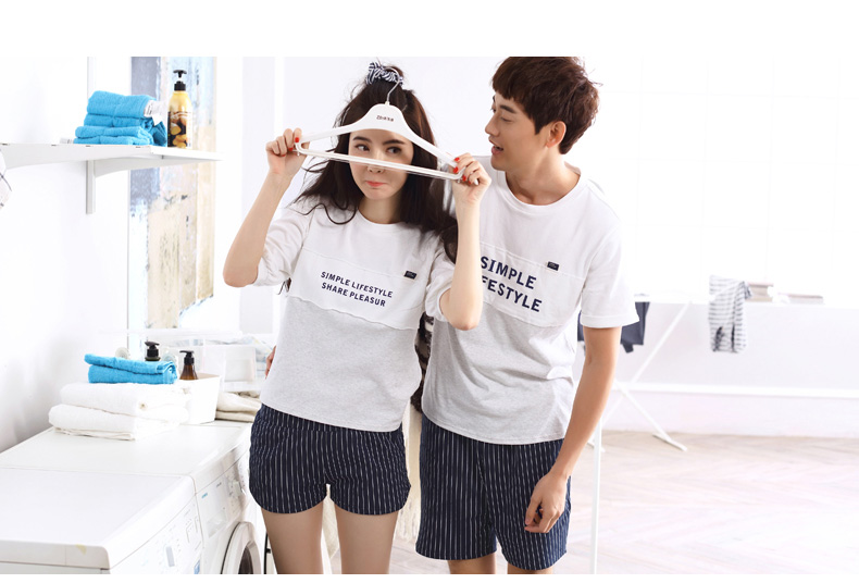 Pyjama mixte en Coton à manche courte - Ref 3005193 Image 27