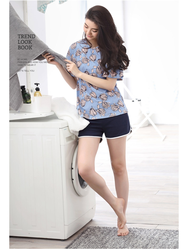 Pyjama mixte en Coton à manche courte - Ref 3005101 Image 11