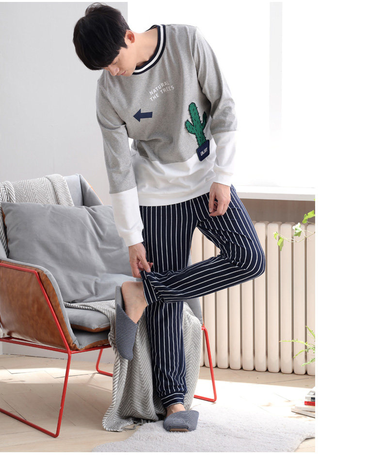 Pyjama mixte en Coton à manches longues - Ref 3005130 Image 13