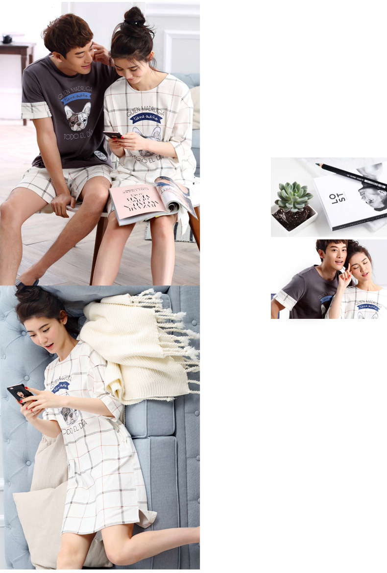 Pyjama mixte en Coton à manche courte - Ref 3005170 Image 14