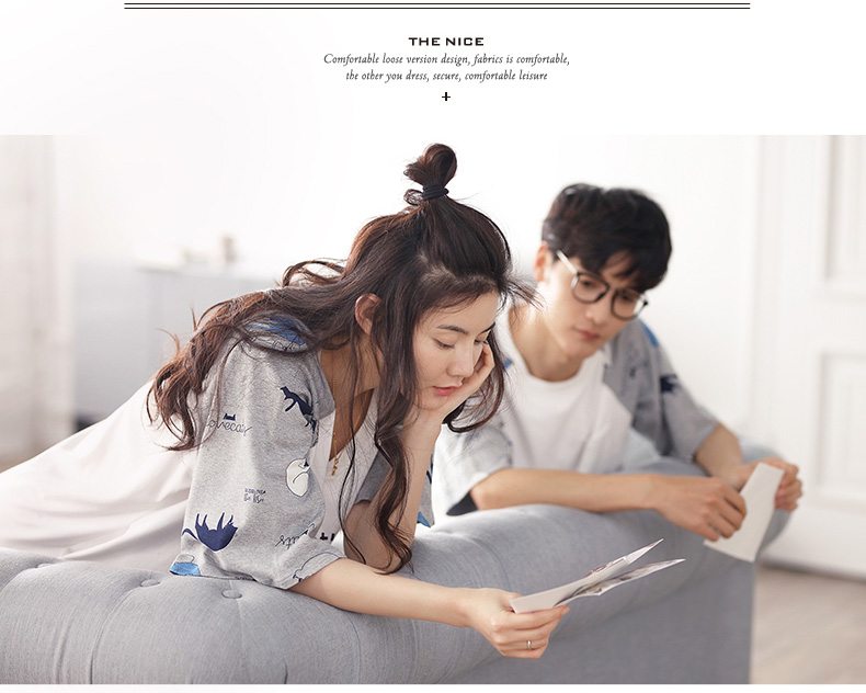 Pyjama mixte en Coton à manche courte - Ref 3005190 Image 8